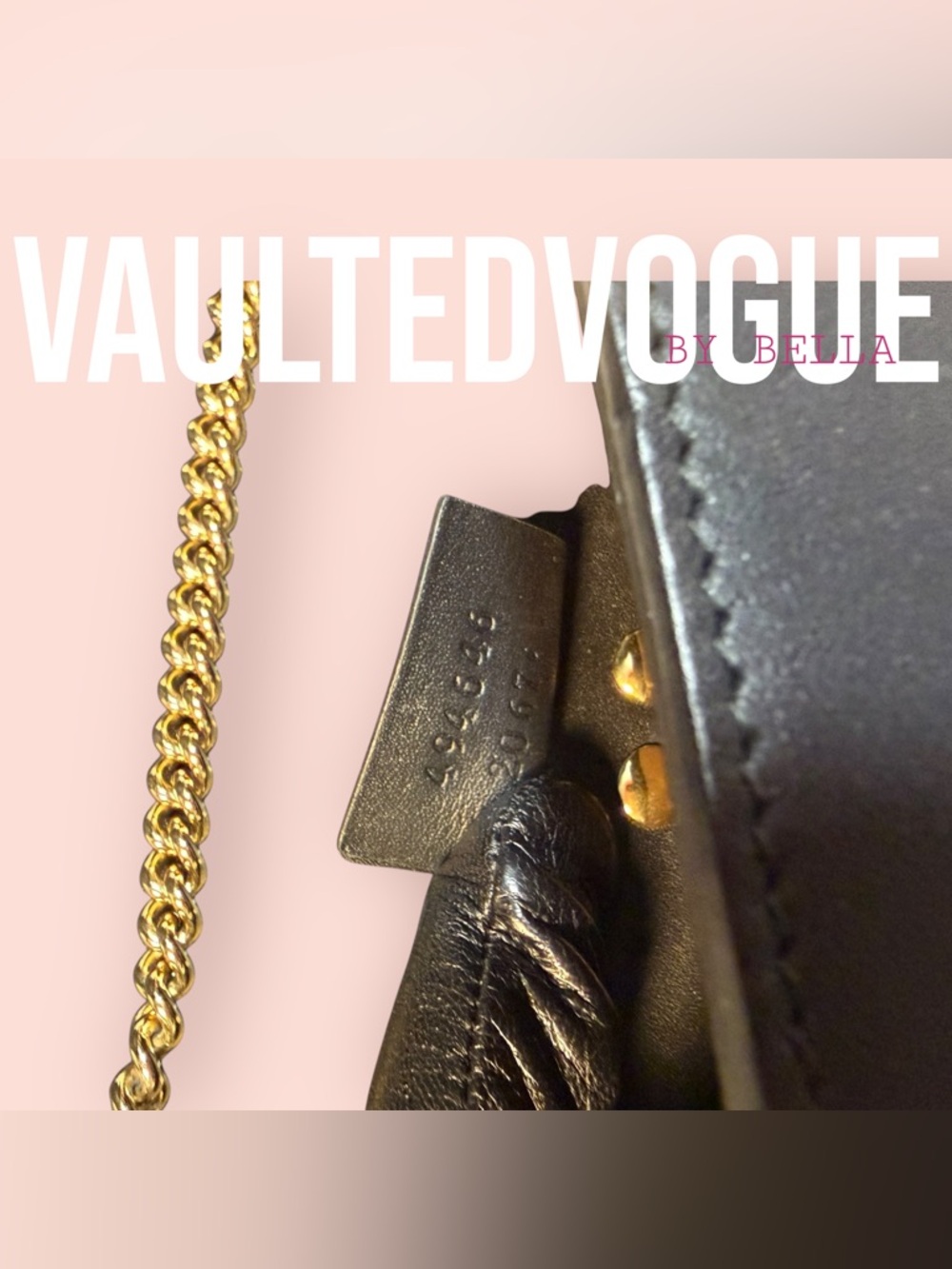 ✨Preloved GUCCI Web Stripe Chain Crossbody Bag ✨ - Picture 15 of 16